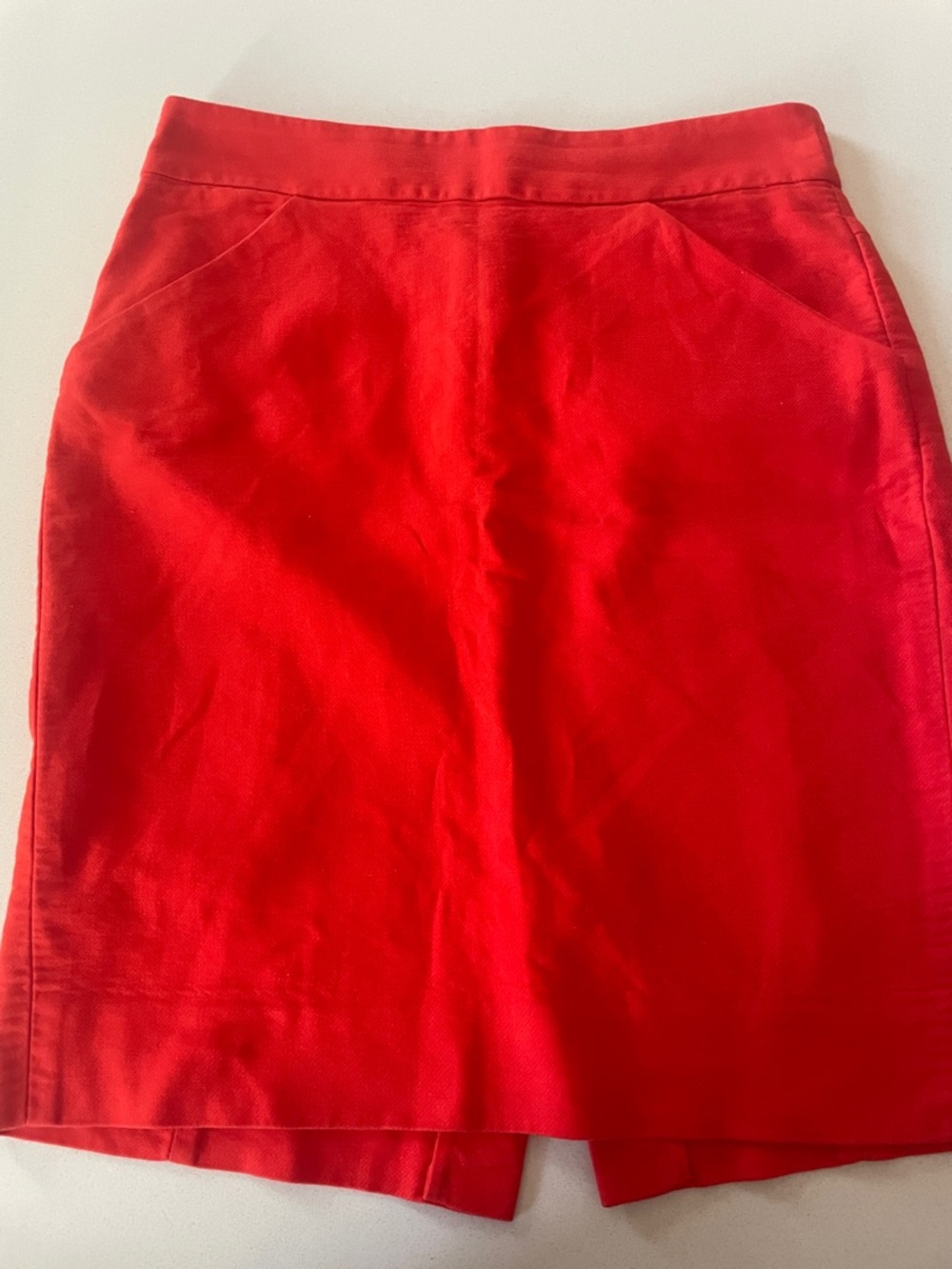 J. Crew Red Women's The Pencil Skirt Skirt